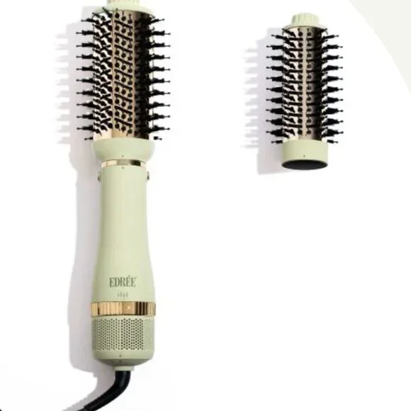❤️ NEW EDREE THE BELLA VOLUME BLOWDRY STYLER HAIR BRUSH 2 BRUSH TITANIUM - Picture 1 of 5